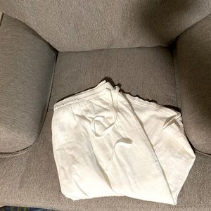 Eddie Bauer White Cotton Midi length Skirt